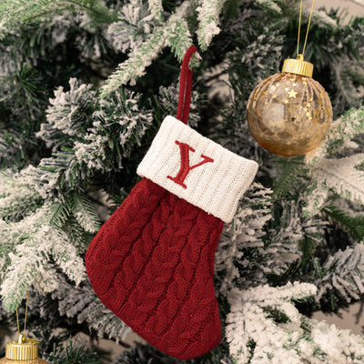 Letter Christmas Stocking Creative Hanging Ornament - AA Trading