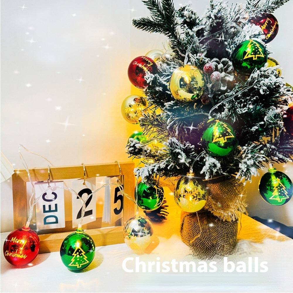 Christmas Party Decorations Scene Layout Atmosphere Lighting Chain - AA Trading