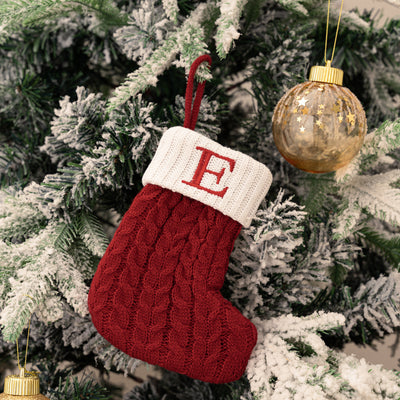 Letter Christmas Stocking Creative Hanging Ornament - AA Trading