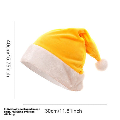 Christmas Short Plush Hat - AA Trading