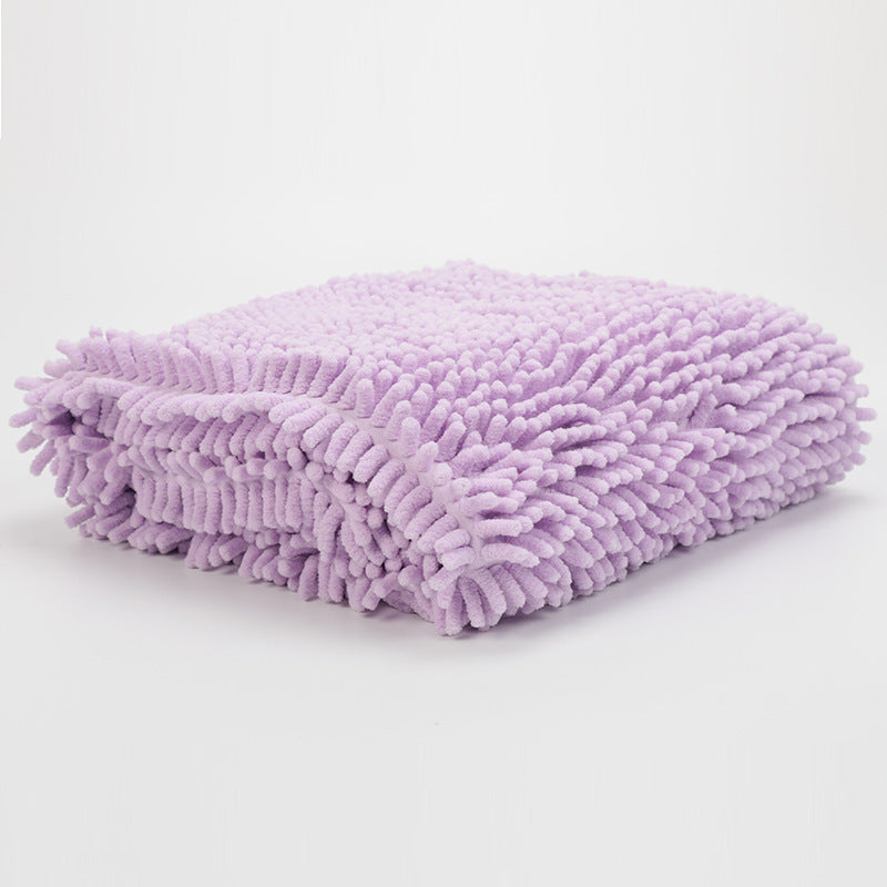 Household Simple Chenille Pet Absorbent Towel - AA Trading