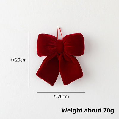 Christmas Bow Christmas Decorations Three-Dimensional - AA Trading