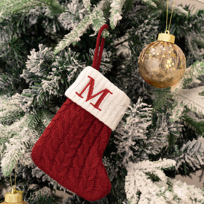 Letter Christmas Stocking Creative Hanging Ornament - AA Trading
