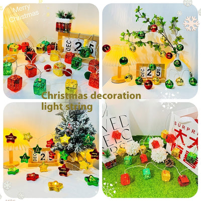 Christmas Party Decorations Scene Layout Atmosphere Lighting Chain - AA Trading