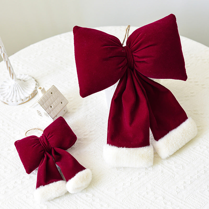 Christmas Bow Christmas Decorations Three-Dimensional - AA Trading
