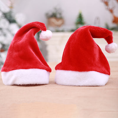 Christmas Short Plush Hat - AA Trading