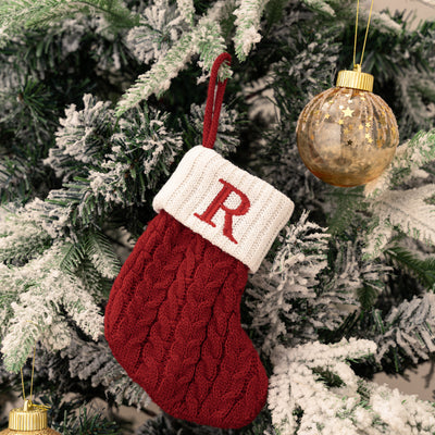 Letter Christmas Stocking Creative Hanging Ornament - AA Trading