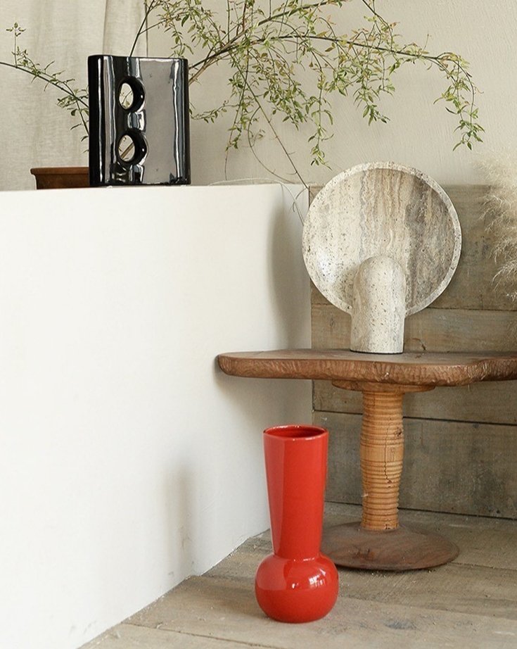 Bauhaus Style Ceramic Art Deco Vase - AA Trading