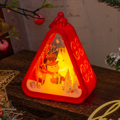 Retro Christmas Night Light with Battery - AA Trading