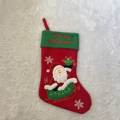 Cartoon Christmas Stockings Gift Bag - AA Trading