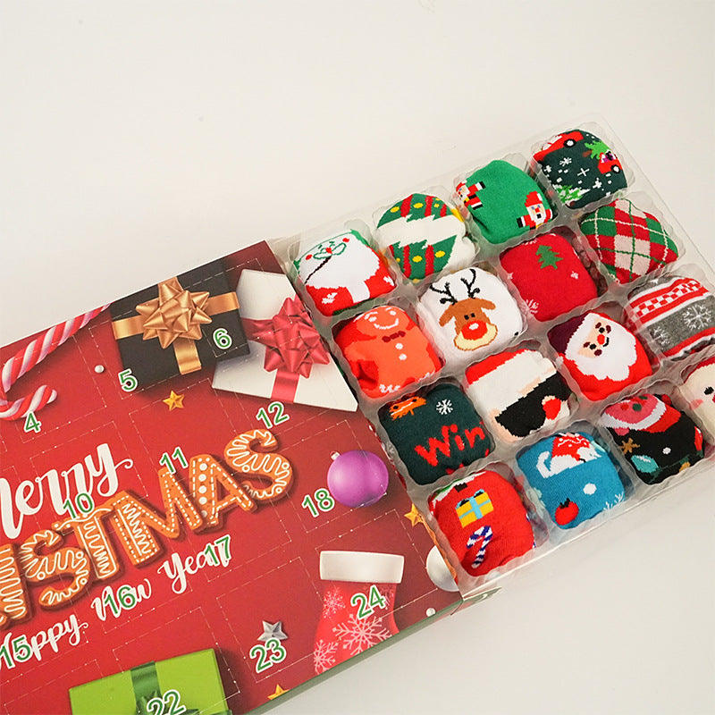 In-Stock New Large-Size Christmas Socks, Popular on European and American Cross-Border E-Commerce Platforms Like Amazon, Creative and Novel Socks, Christmas Gift Socks - AA Trading