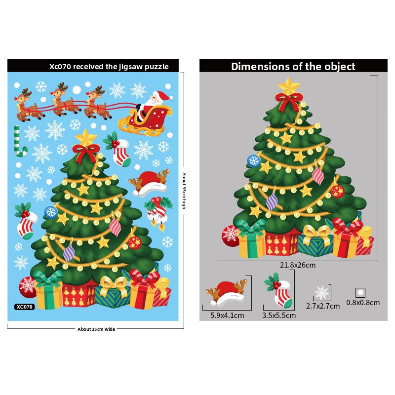Christmas Decoration Snowflake Stickers - AA Trading