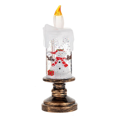 Snowfall Christmas Crystal Lamp - AA Trading