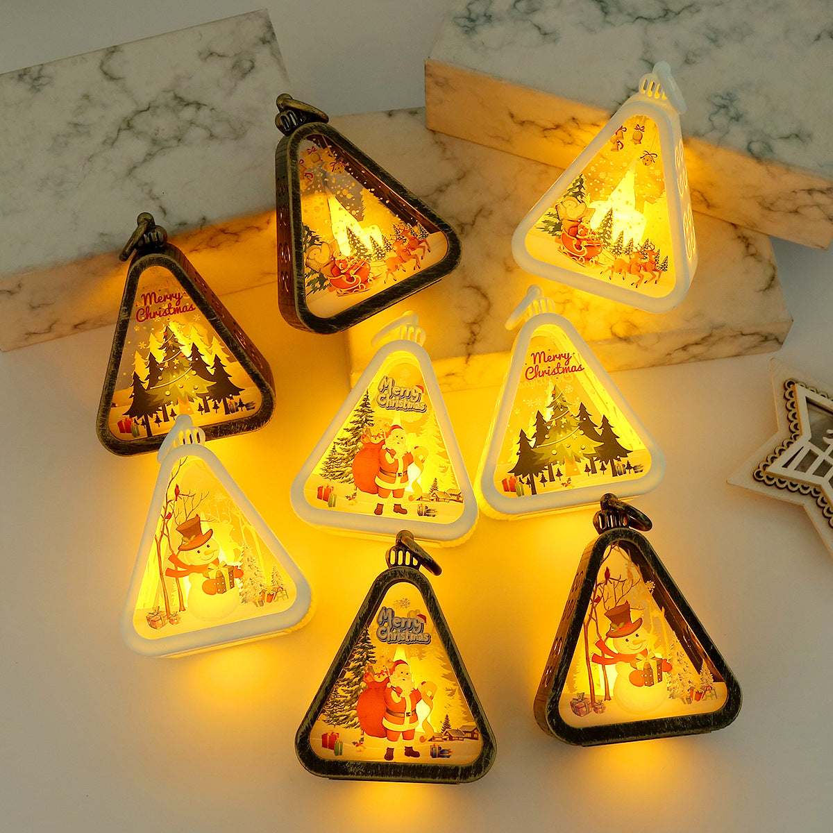 Retro Christmas Night Light with Battery - AA Trading