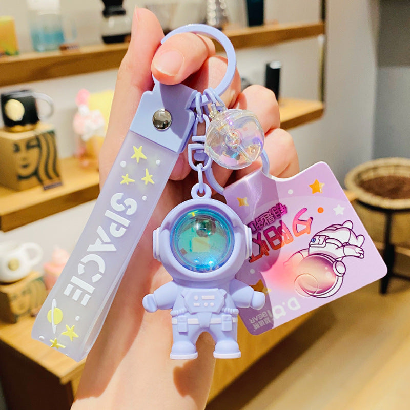 Creative Astronaut Sunset Atmosphere Lamp Car Keychain - AA Trading