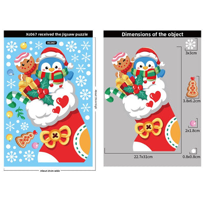 Christmas Decoration Snowflake Stickers - AA Trading