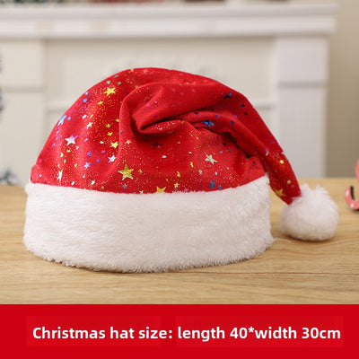 Christmas Short Plush Hat - AA Trading