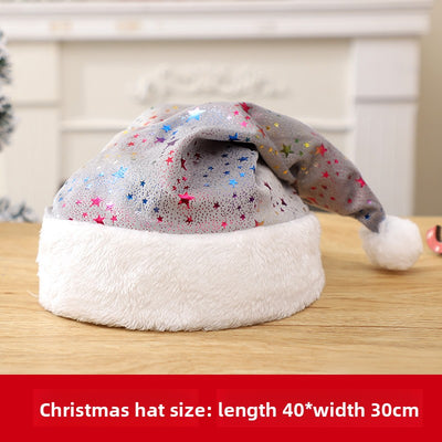 Christmas Short Plush Hat - AA Trading