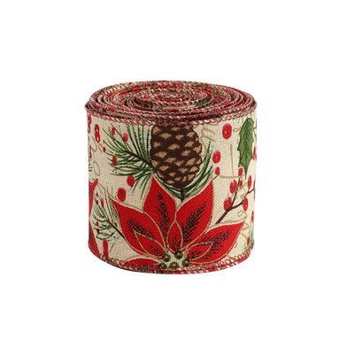 Burlap Christmas Ribbon - AA Trading