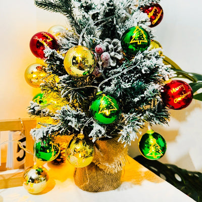 Christmas Party Decorations Scene Layout Atmosphere Lighting Chain - AA Trading