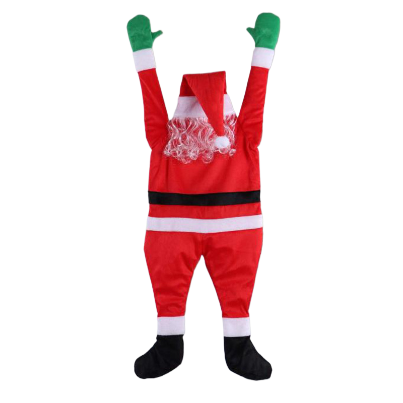 Santa Claus Climbing the Wall Funny Ornament - AA Trading