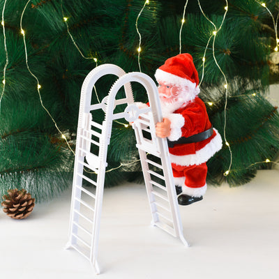 Christmas Decoration Electric Ladder Santa - AA Trading