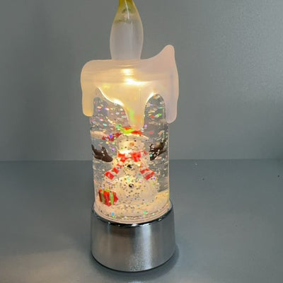 Snowfall Christmas Crystal Lamp - AA Trading