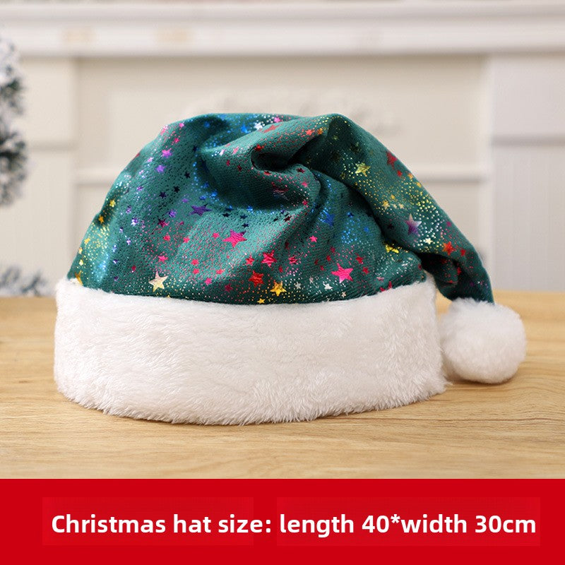 Christmas Short Plush Hat - AA Trading