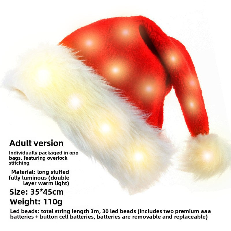 Christmas Short Plush Hat - AA Trading