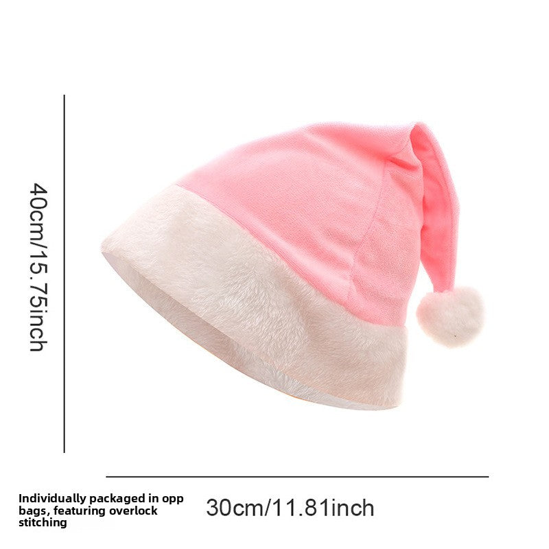 Christmas Short Plush Hat - AA Trading