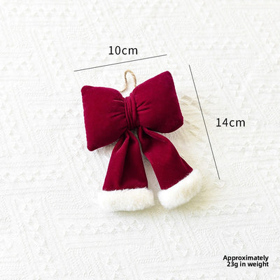 Christmas Bow Christmas Decorations Three-Dimensional - AA Trading