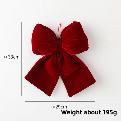 Christmas Bow Christmas Decorations Three-Dimensional - AA Trading