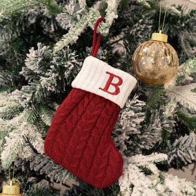 Letter Christmas Stocking Creative Hanging Ornament - AA Trading