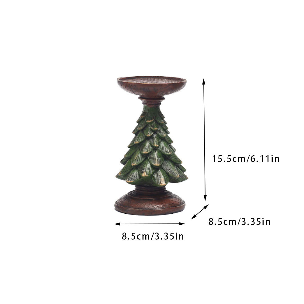 Christmas Tree Candle Holder Decor - AA Trading