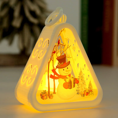 Retro Christmas Night Light with Battery - AA Trading