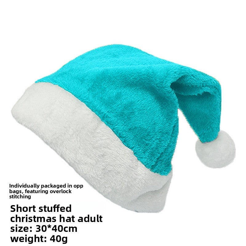 Christmas Short Plush Hat - AA Trading