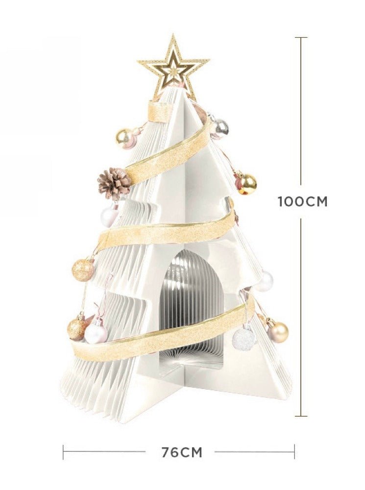 Honeycomb Foldable Accordion Christmas Tree - Christmas Decor for Neutral Nordic Home - AA Trading